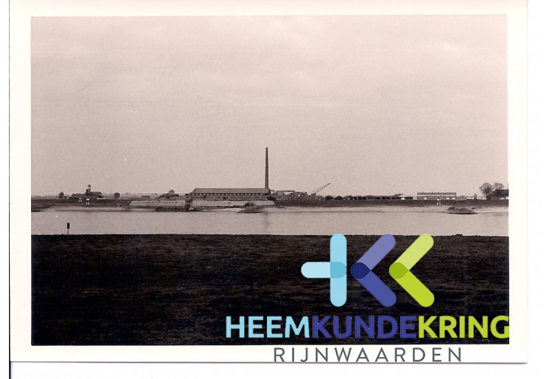 1972 Zicht op steenfabriek de Bijland van af Keeken Duitsland Coll. HKR